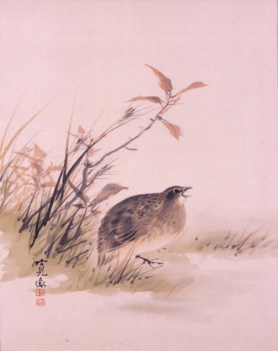 Akikusa ni Uzura, Autumn Grass & Quail 1901