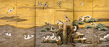 Settei Suikin-zu Byobu Useki (Right)