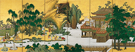 Rantei Kyokusui-zu Byobu