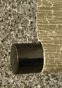 Roller End made of Wood (Lacquered)