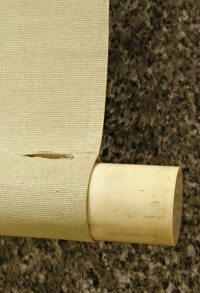 Roller End made from Ivory