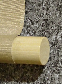 Scroll End made of Ivory