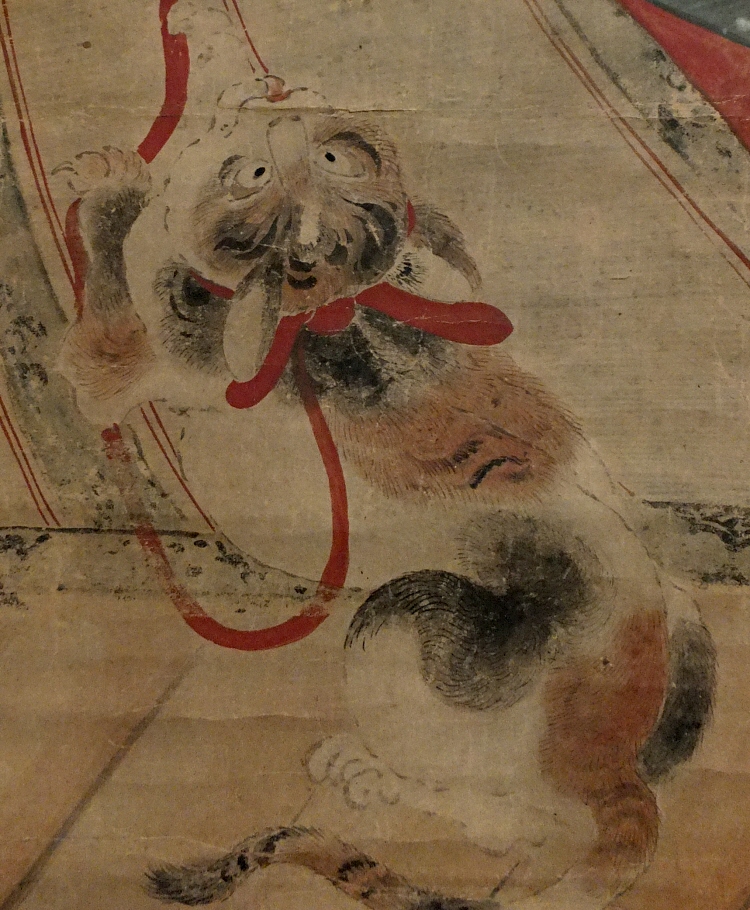 Cat Playing with Line