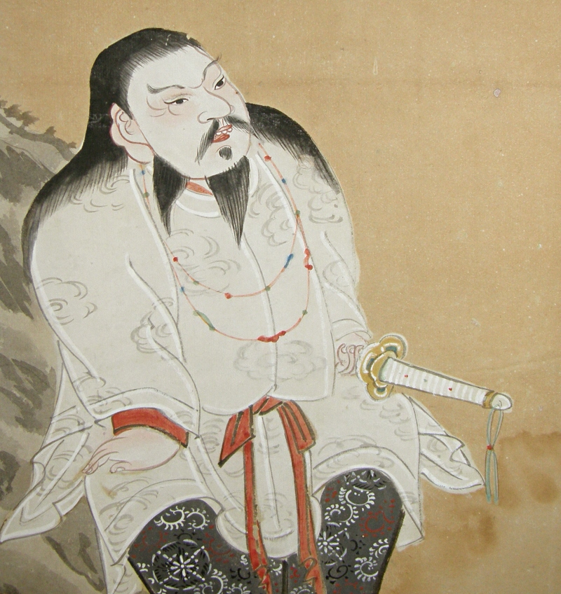 Japanese Ancient Warrior with Tachi sword
