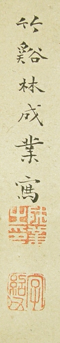 Signature and Seals of Nakabayashi Chikukei