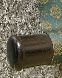 Roller End made of Ebony Wood