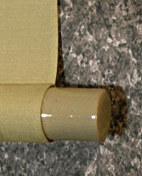 Roller End made of Japanese Pottery