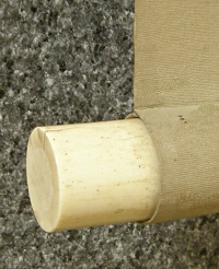 Roller End made of Antler