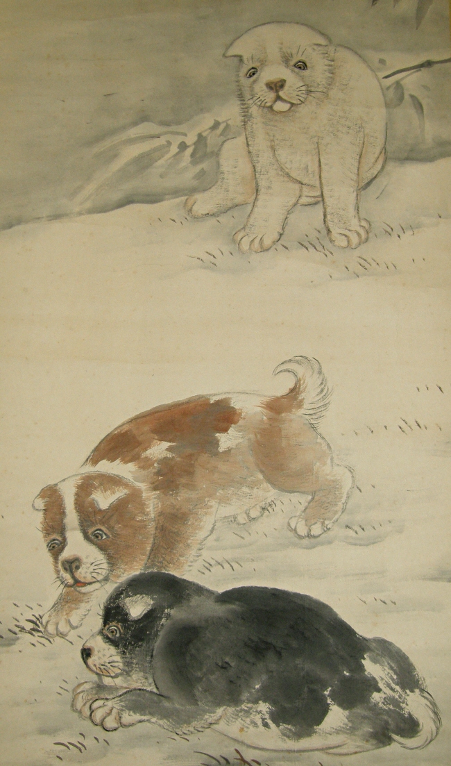 Dogs in Winter