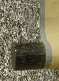 Roller End made of Ebony Wood