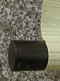 Roller End made of Black Ebony Wood