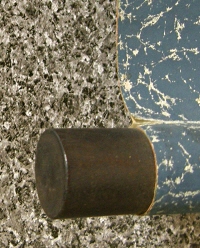 Roller End made of Ebony Wood