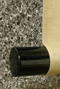 Lacquered Roller End made from Wood