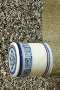 Roller End made of Japanese Pottery