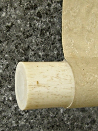 Roller End made from Antler