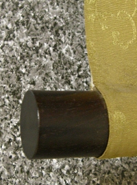 Roller End made of Ebony Wood