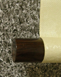 Roller End made of Shitan Ebony Wood