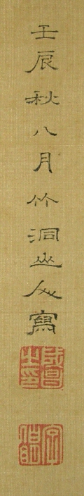 Rakkan Signature & Stamps of Nakabayashi Chikutoh