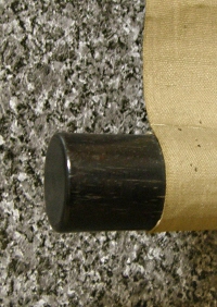 Roller End made of Ebony Wood (Shitan)