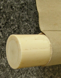 Roller End made from Ivory