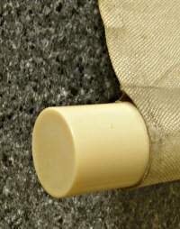 Roller End (Nob) made from Ivory