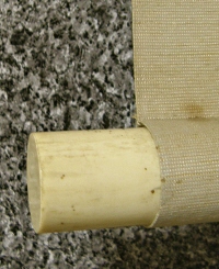 Roller End made from Antler