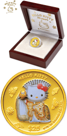  Hello Kitty 35th Anniversary BOOK Gold Rogototo (Non