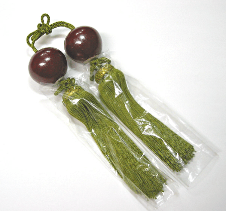 Japanese Scroll Weights Set with Tasssels