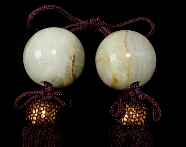 Japanese Scroll Weights Set with Tasssels