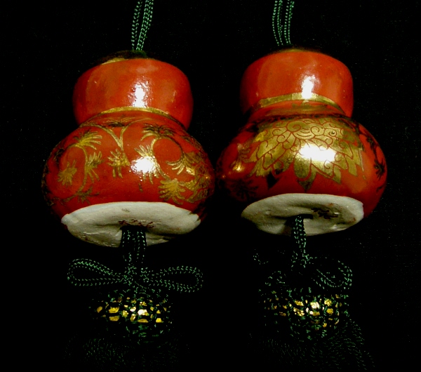 Japanese Scroll Weights Set with Tasssels