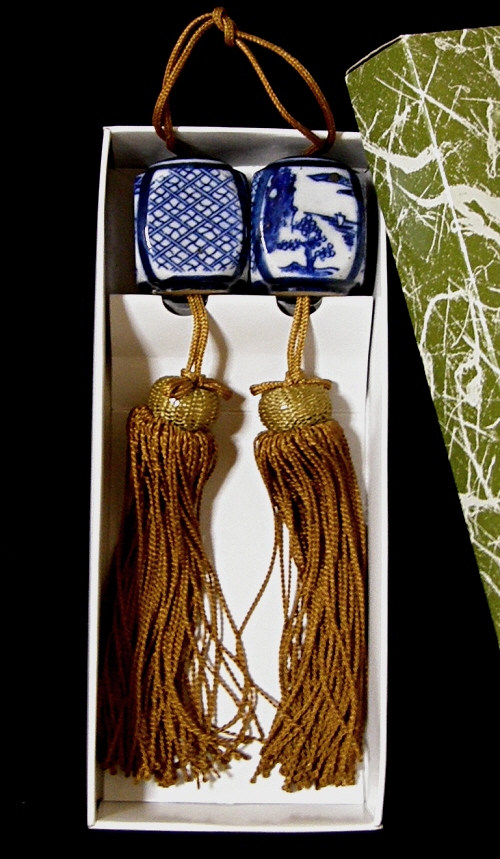 A Pair of Scroll Weights