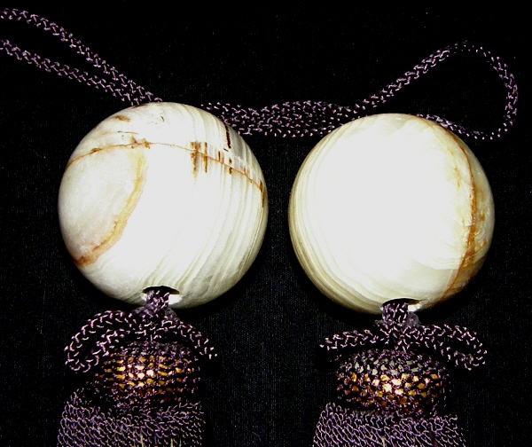 Scroll Weights Set made of Agate Stone