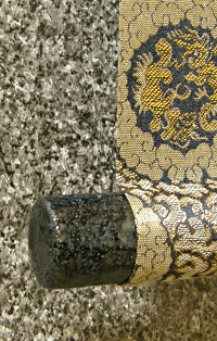 Roller End made from Japanese Pottery (Shigaraki ware)