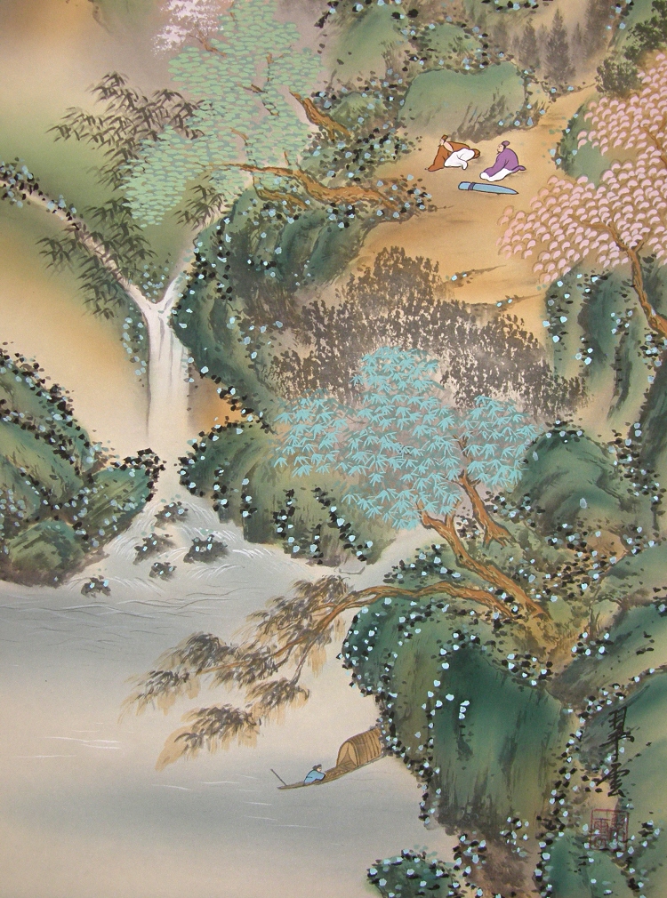 Waterfall, Immortal Hermits, River