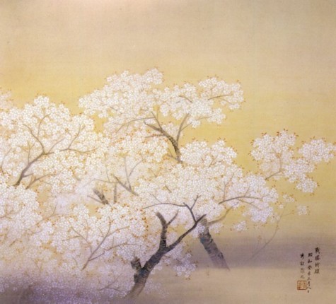 Yamazakura-zu, Mountain Cherry Blossoms 1943
