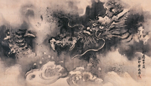 Dragon in the Suiboku