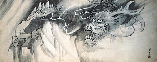 Ryu-zu in Fusuma-e, Dragon on Sliding Doors