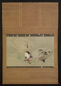 Japanese Fans, Collaboration of Sakai Hoitsu, Tani Buncho, Haruki Nanko, Kameda Hosai & Kikuchi Gozan