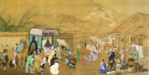 Kumano Gozen Hanami, Bloom Gazing at Kumano Gozen 1894