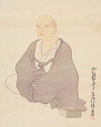 Portrait of Yosa no Buson painted by Goshun