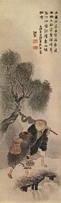 Ryu-In Gyofu-zu (Fishermen in a Willow Grove)