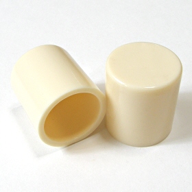 [ A Pair of Roller Ends ] White Color