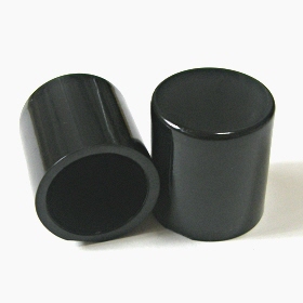 [ A Pair of Roller Ends ] Black Color