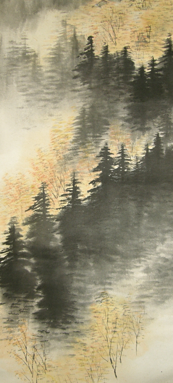 Suiboku Sansui Landscape View in Japan