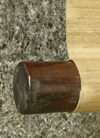 Roller End made of Ebony Wood
