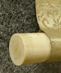 Roller End made from Antler