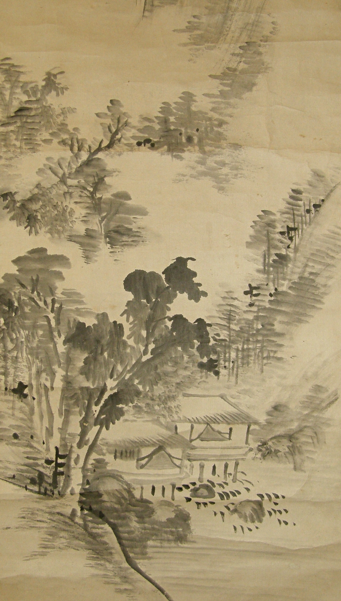 SP-10049 [ Suiboku Sansui Landscape View Picture ] Drawn in 1887