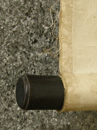 Roller End made of Ebony Wood