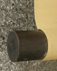 Roller End made of Ebony Wood