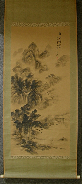 [ Clouds in Summer ] Suiboku Landscape View in 1898